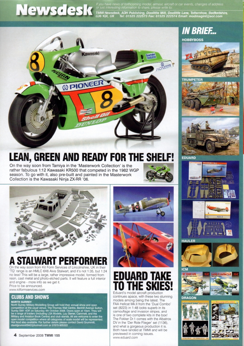 Tamiya Model Magazine 155 (2008-09)